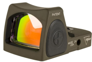 ## Trijicon RMR Type 2 3.25 MOA Adjustable LED Red Dot Sight Review The **Trijicon RMR Type 2 3.25 MOA Adjustable LED Red Dot Sight** is widely regarded as one of the finest pistol optics available and is an outstanding choice for a Smith & Wesson M&P. Built for demanding environments, this premium red dot delivers exceptional durability, fast target acquisition, and proven reliability. Whether you use your M&P for personal defense, competitive shooting, law enforcement, or hunting, the RMR Type 2 provides the confidence needed for consistent performance. The sight features a crisp 3.25 MOA red dot that offers an excellent balance between speed and precision. It is large enough for rapid target acquisition during close range engagements while remaining precise enough for accurate shots at greater distances. Shooters can choose between automatic brightness adjustment or manually select from eight brightness settings using easy to operate push buttons. The available settings include two night vision compatible levels and one super bright mode for use in extremely bright environments. The RMR Type 2 is engineered for reliability under the toughest conditions. Its upgraded electronic design includes ruggedized battery contacts and reinforced internal components that improve resistance to heavy recoil, repeated impacts, and harsh environmental conditions. This dependable construction has earned the optic a strong reputation among military personnel, law enforcement officers, and experienced civilian shooters. One of the defining characteristics of this optic is its patented forged aluminum housing. The unique shape is designed to redirect impact forces away from the lens during drops or rough handling, helping protect the optic from damage. This military grade aluminum construction provides outstanding durability while maintaining a compact profile that pairs well with Smith & Wesson M&P pistols. Battery management is another practical advantage. After approximately 16.5 hours, the sight automatically returns to ambient light adjustment mode, helping conserve battery life without sacrificing readiness. A button lockout function also allows shooters to prevent accidental brightness changes by placing the optic in automatic mode, making it especially useful during concealed carry or duty use. For shooters seeking an optic with a proven record of reliability, outstanding durability, and consistent performance, the Trijicon RMR Type 2 remains one of the best red dot sights available for a Smith & Wesson M&P. ### Pros * Durable forged military grade aluminum housing * Crisp 3.25 MOA dot for fast and accurate shooting * Eight brightness settings including night vision compatibility * Automatic and manual brightness adjustment options * Reinforced electronics improve reliability under heavy use * Excellent resistance to recoil and impacts * Battery conservation feature helps extend battery life * Button lockout prevents accidental brightness changes * Trusted by military, law enforcement, competitive shooters, and hunters * Compact design suitable for everyday carry ### Cons * Premium price compared to many competing red dots * Battery replacement requires removing the sight from most pistol mounts * Smaller viewing window than some newer micro reflex optics * Does not include a mounting plate for every Smith & Wesson M&P model